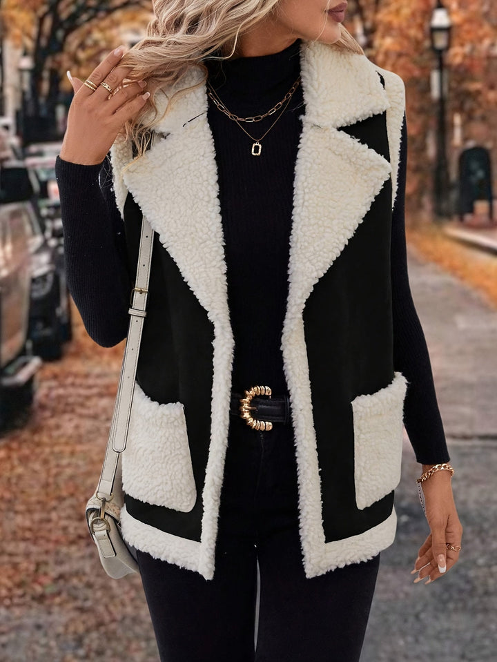 Cozy Lapel Vest