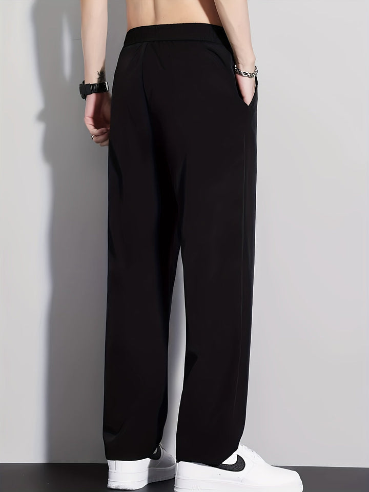 Relaxed Straight-Leg Pants