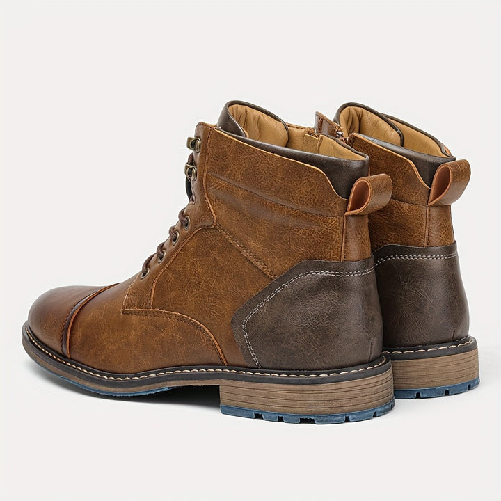 Refined Cap-Toe Ankle Boots