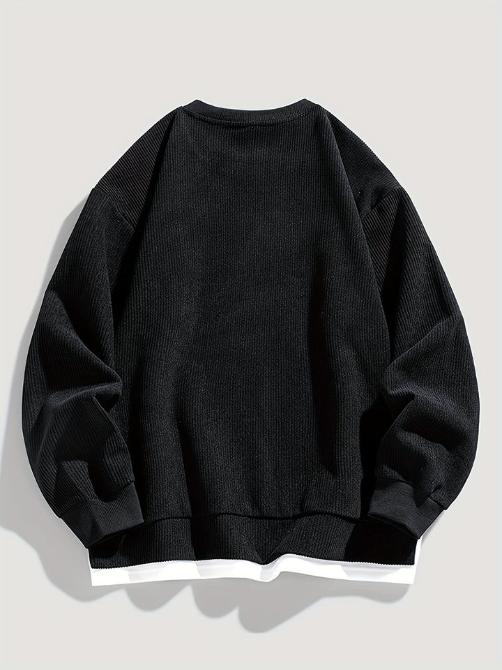 Layered Crewneck Sweatshirt