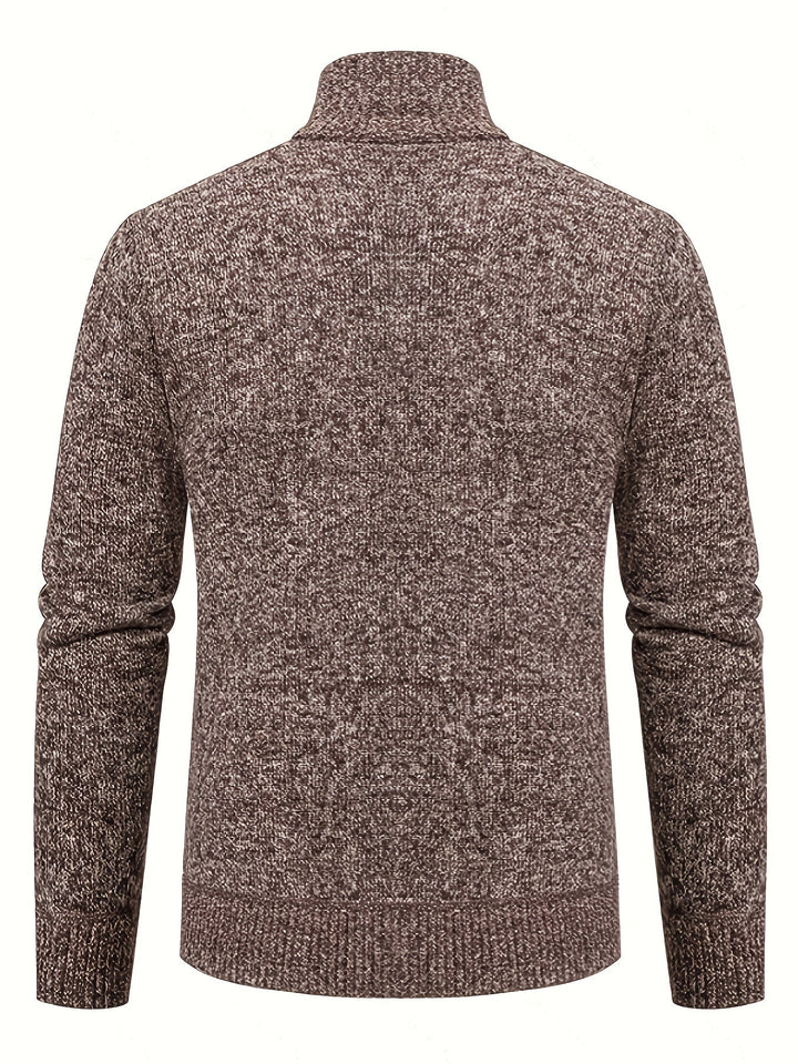 Textured Full-Zip Cardigan