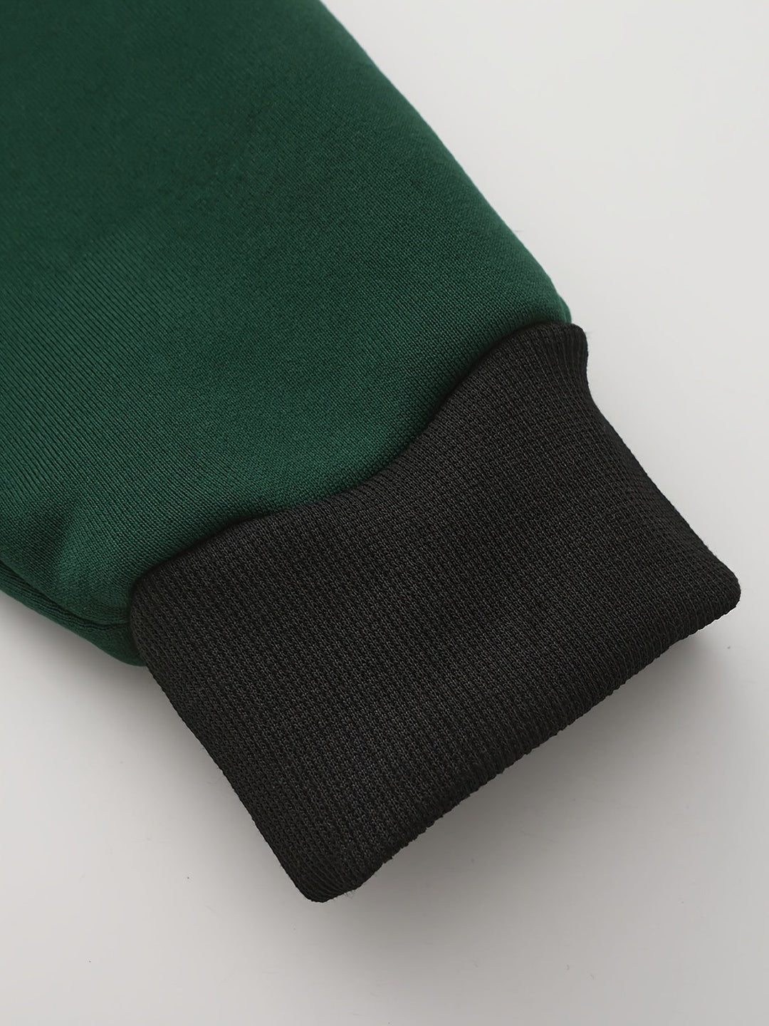 Color Block Zip-Up Hoodie