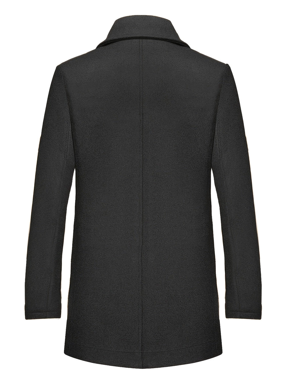 Tailored Single-Breasted Overcoat