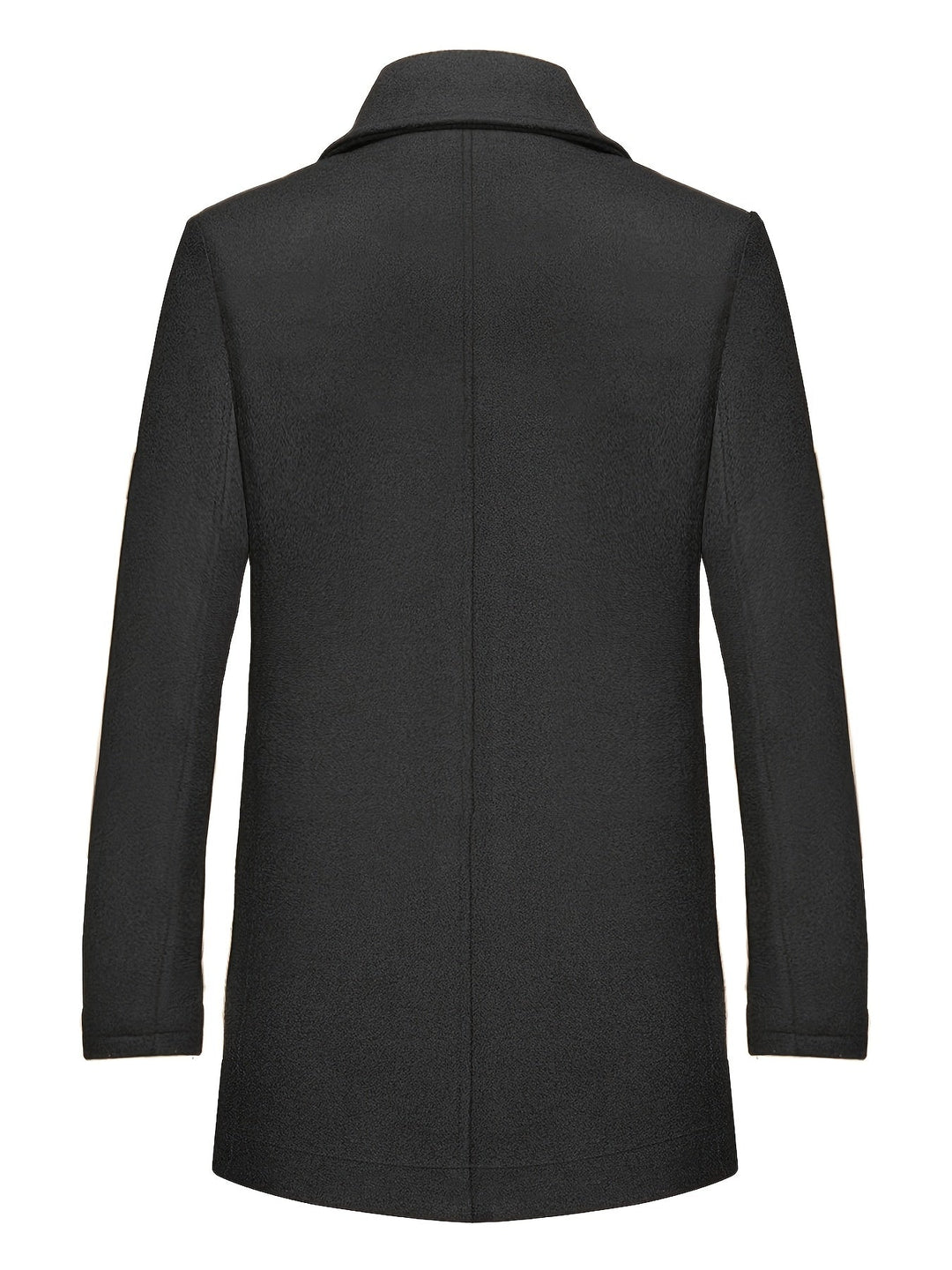 Tailored Single-Breasted Overcoat