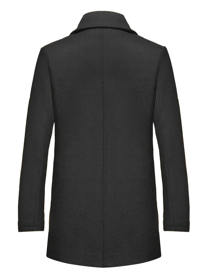Tailored Single-Breasted Overcoat