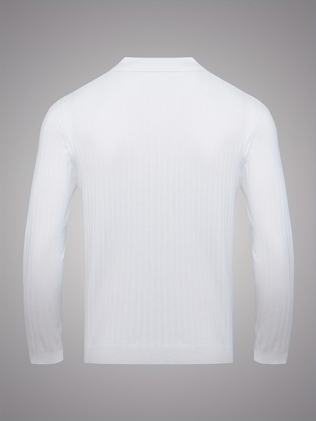 Refined Collared V-Neck Sweater