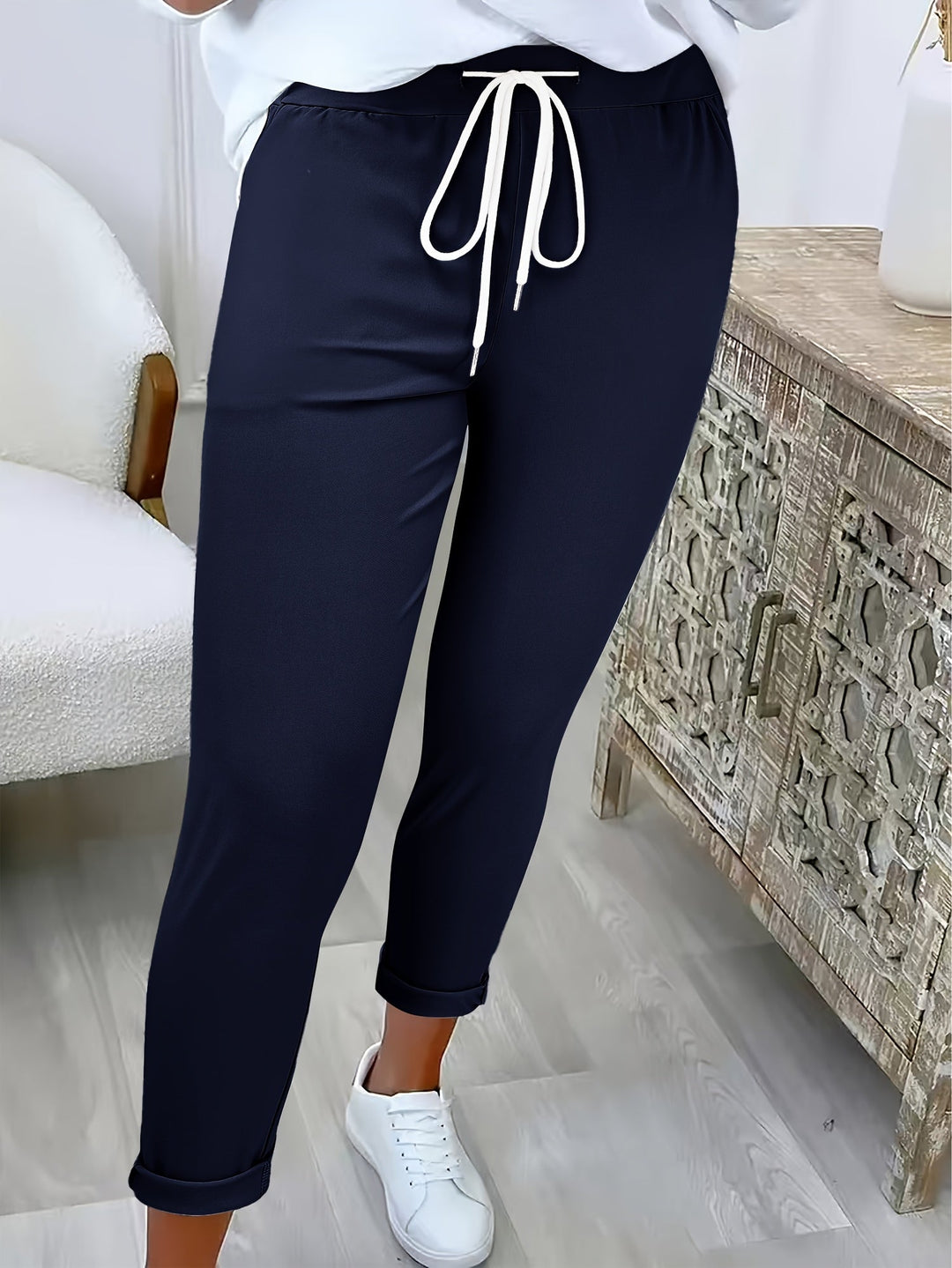 Relaxed Drawstring Pants