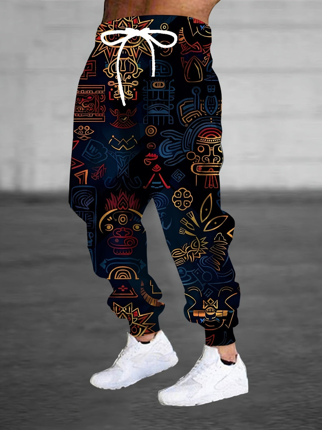 Bold Patterned Joggers
