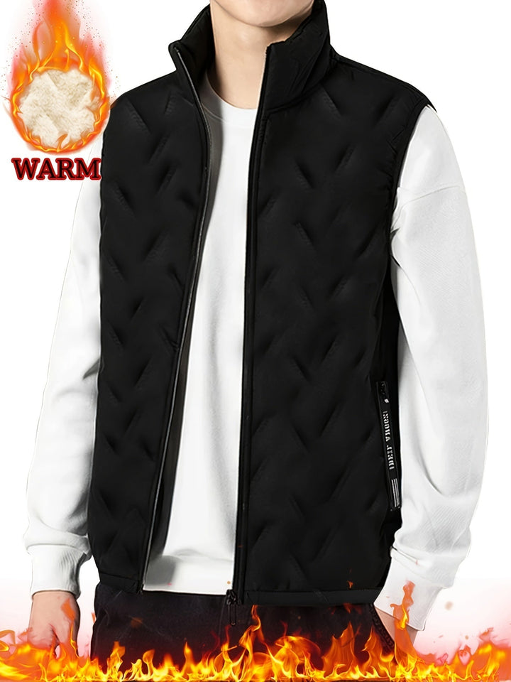 Fleece-Lined Sleeveless Vest
