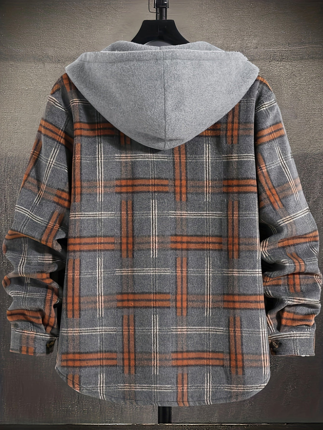 Plaid Hooded Jacket