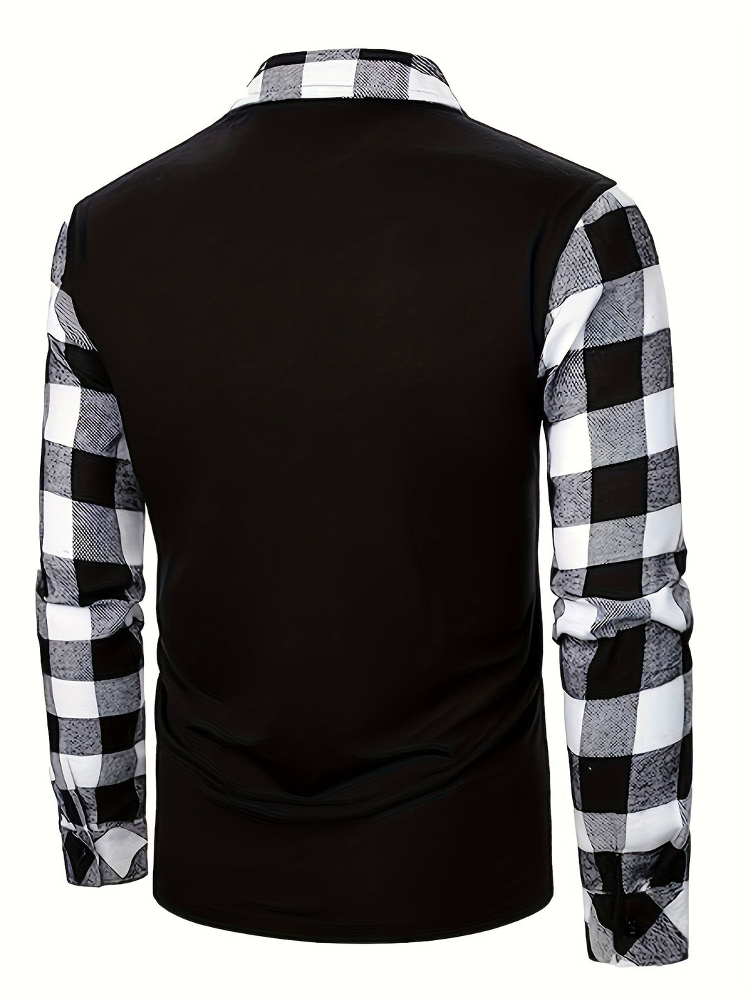 Half-Zip Contrast Shirt