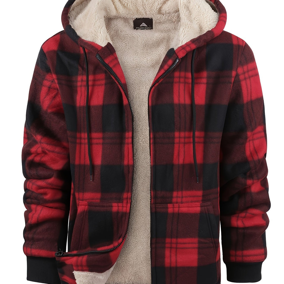 Cozy Hooded Zip-Up Jacket