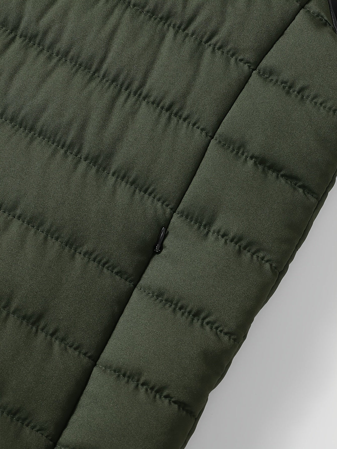 Quilted Stand-Collar Vest