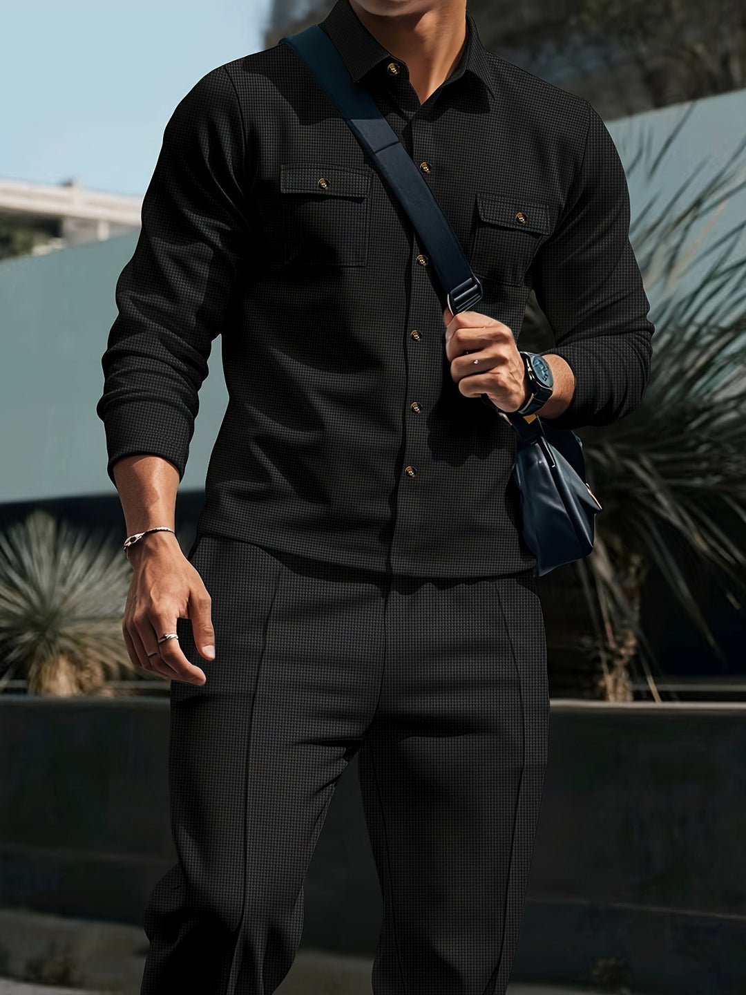 Refined Casual Two-Piece Set