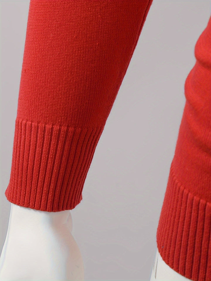 Festive Reindeer Crew Neck Sweater