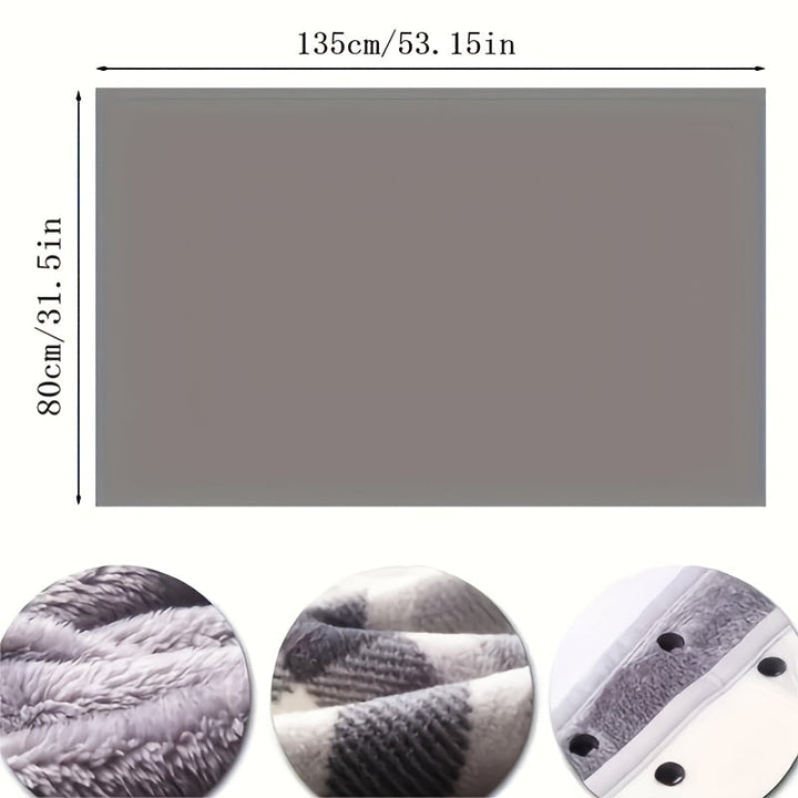 Buttoned Wrap Shawl
