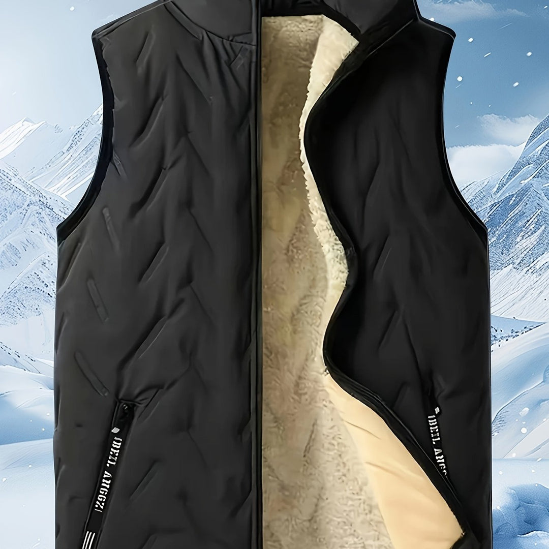 Fleece-Lined Sleeveless Vest