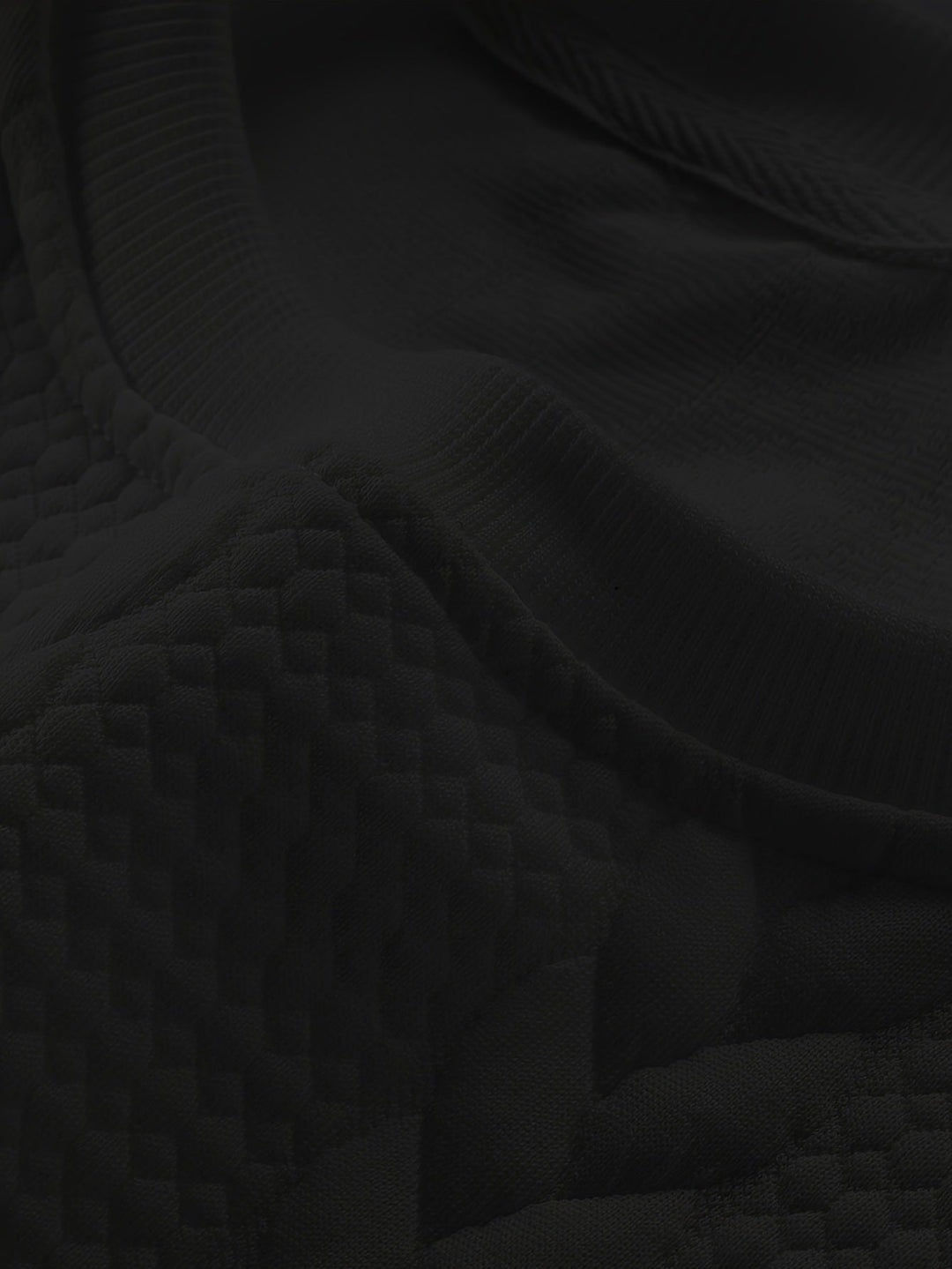 Textured Crew Neck Sweatshirt