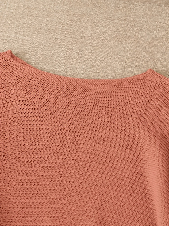 Relaxed Open-Knit Sweater