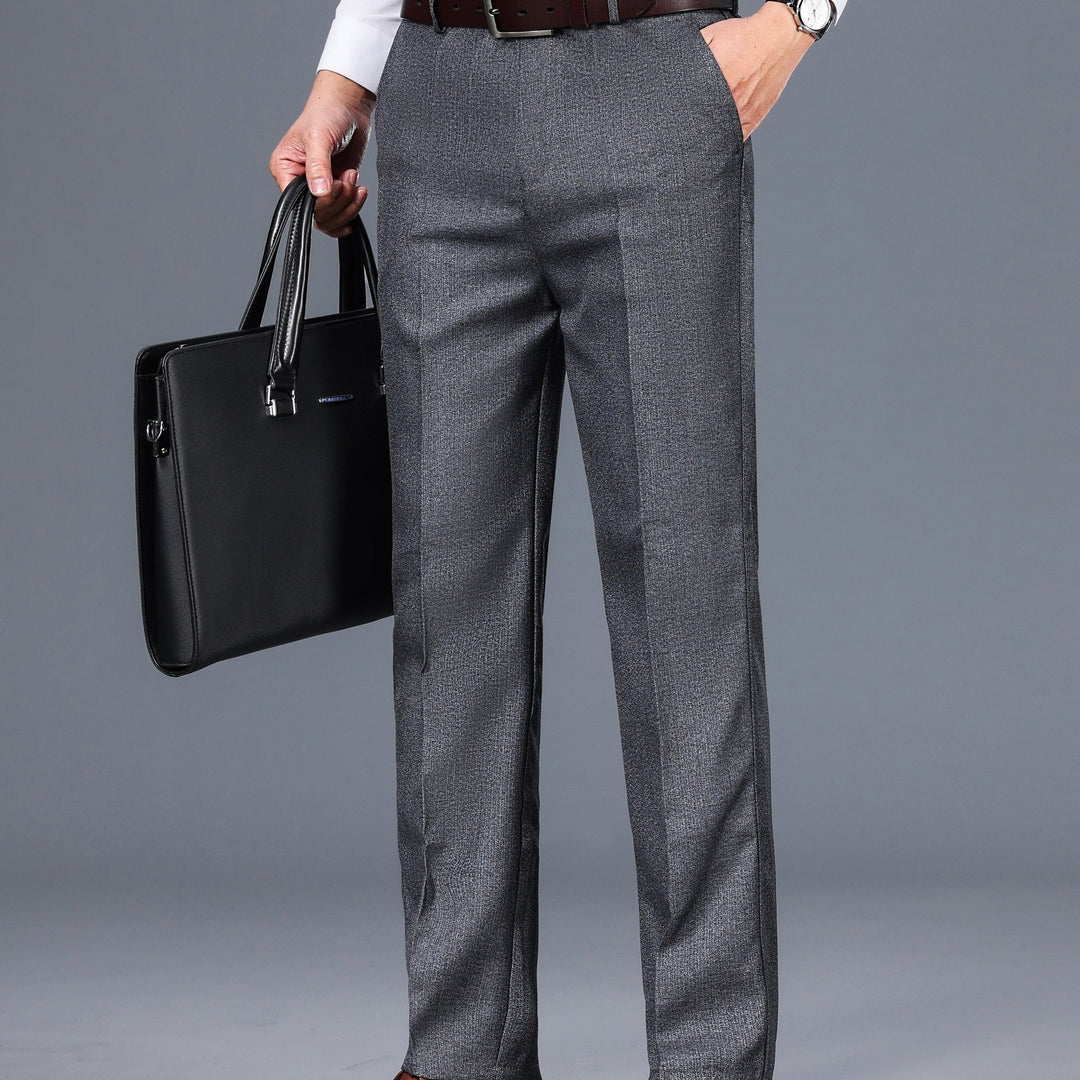 Tailored Straight-Leg Pants