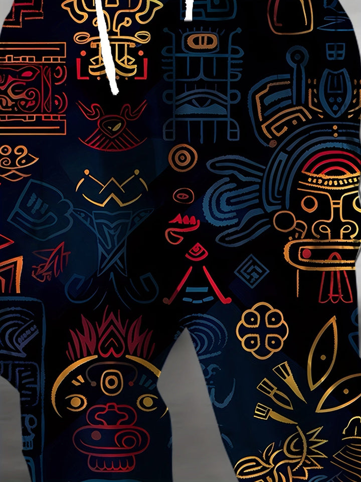 Bold Patterned Joggers