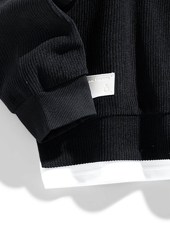 Layered Crewneck Sweatshirt