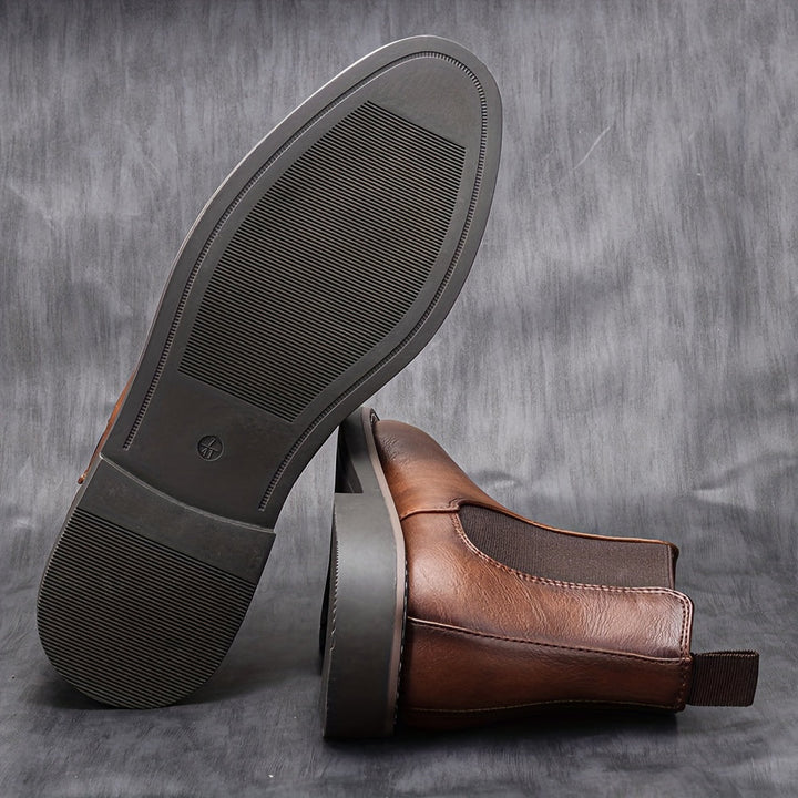 Refined Slip-On Chelsea Boots