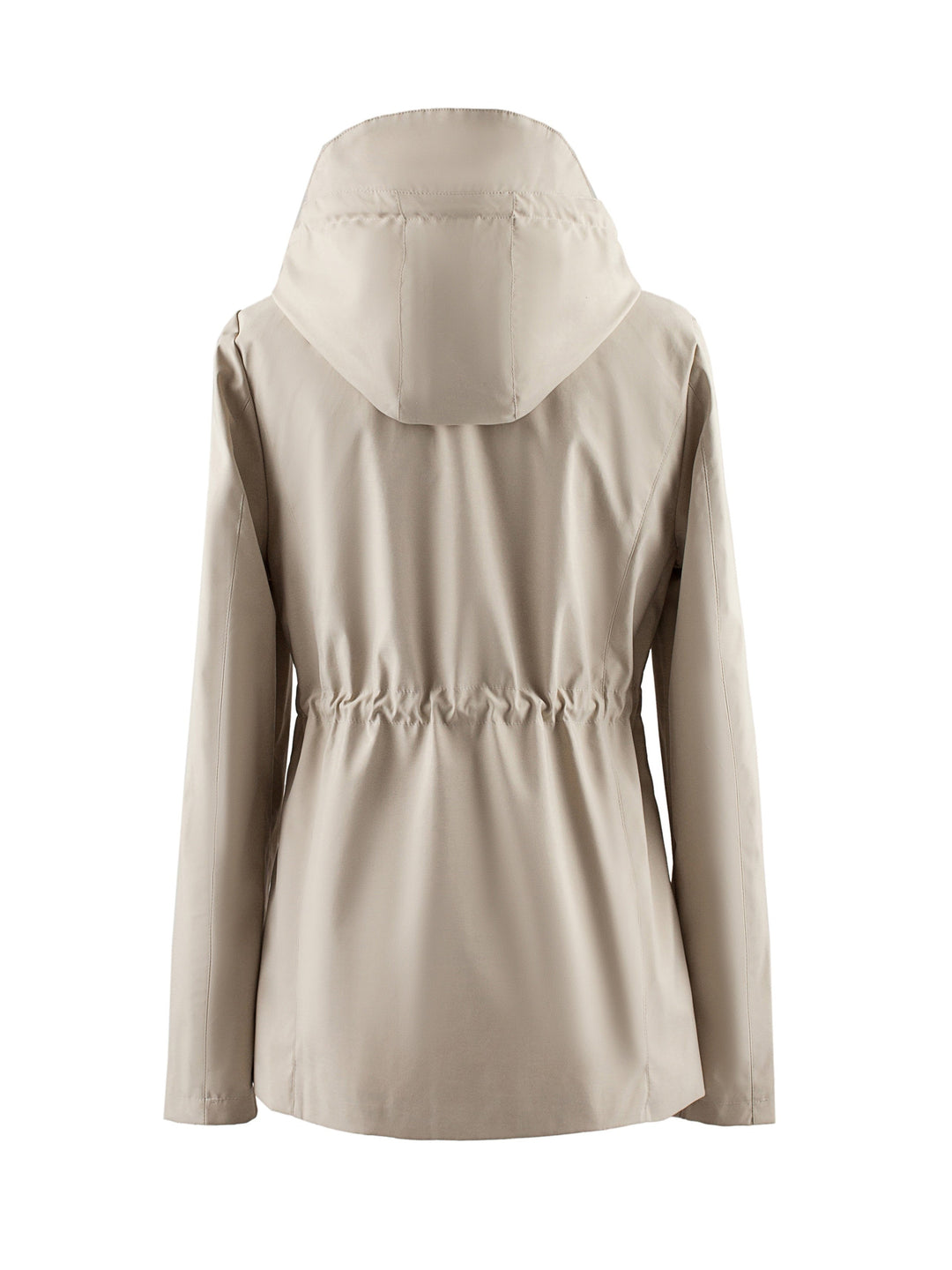 Hooded Drawstring Jacket