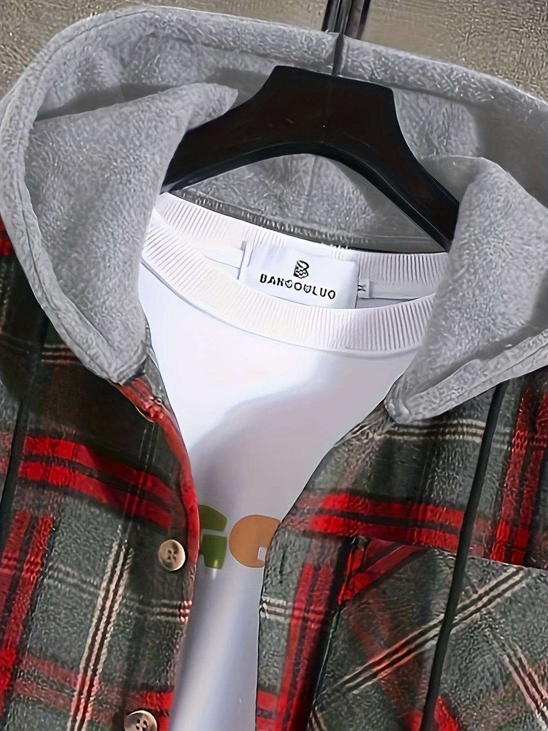 Plaid Hooded Jacket