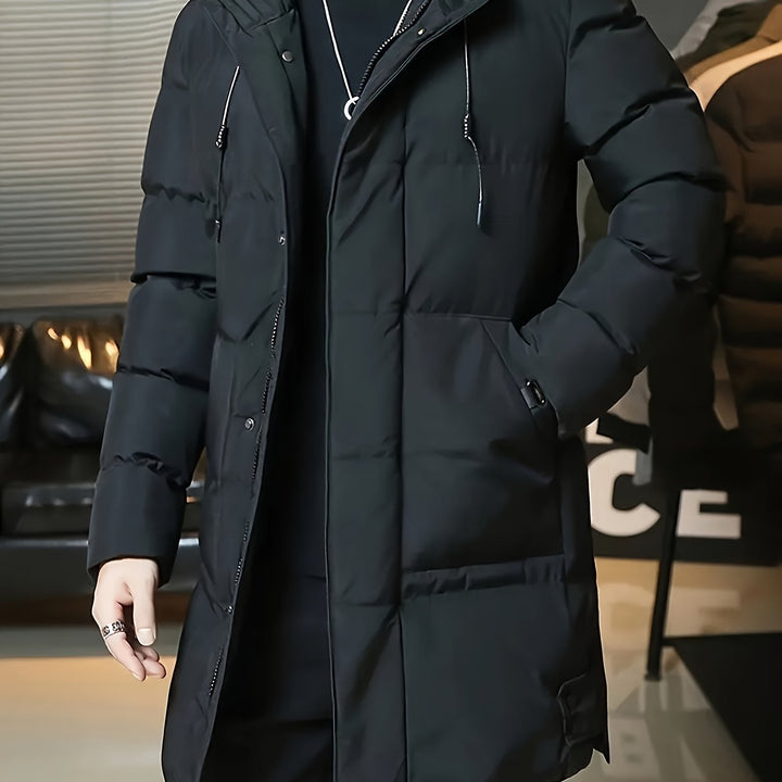 Hooded Longline Puffer Coat