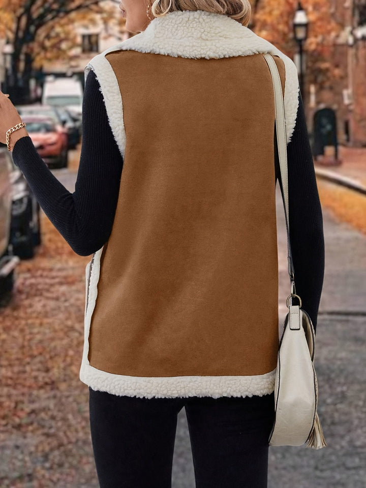 Cozy Lapel Vest