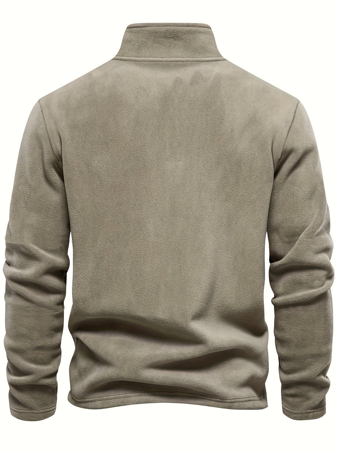 Half-Zip Stand-Collar Pullover