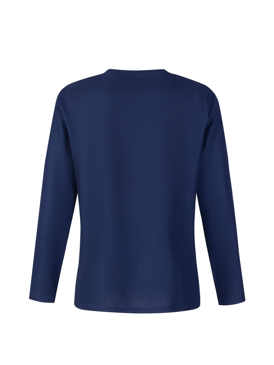 Textured Long-Sleeve Top