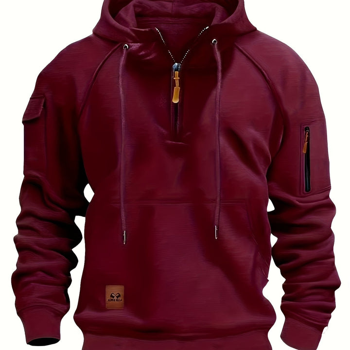 Utility Quarter-Zip Hoodie