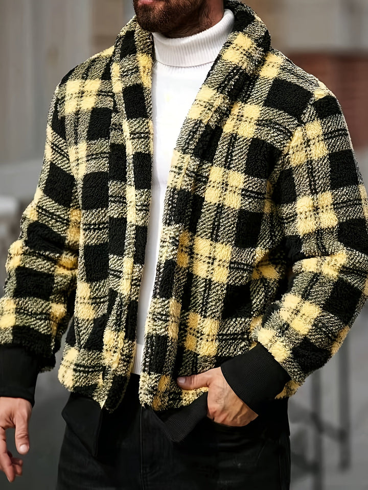 Checked Relaxed Fit Jacket