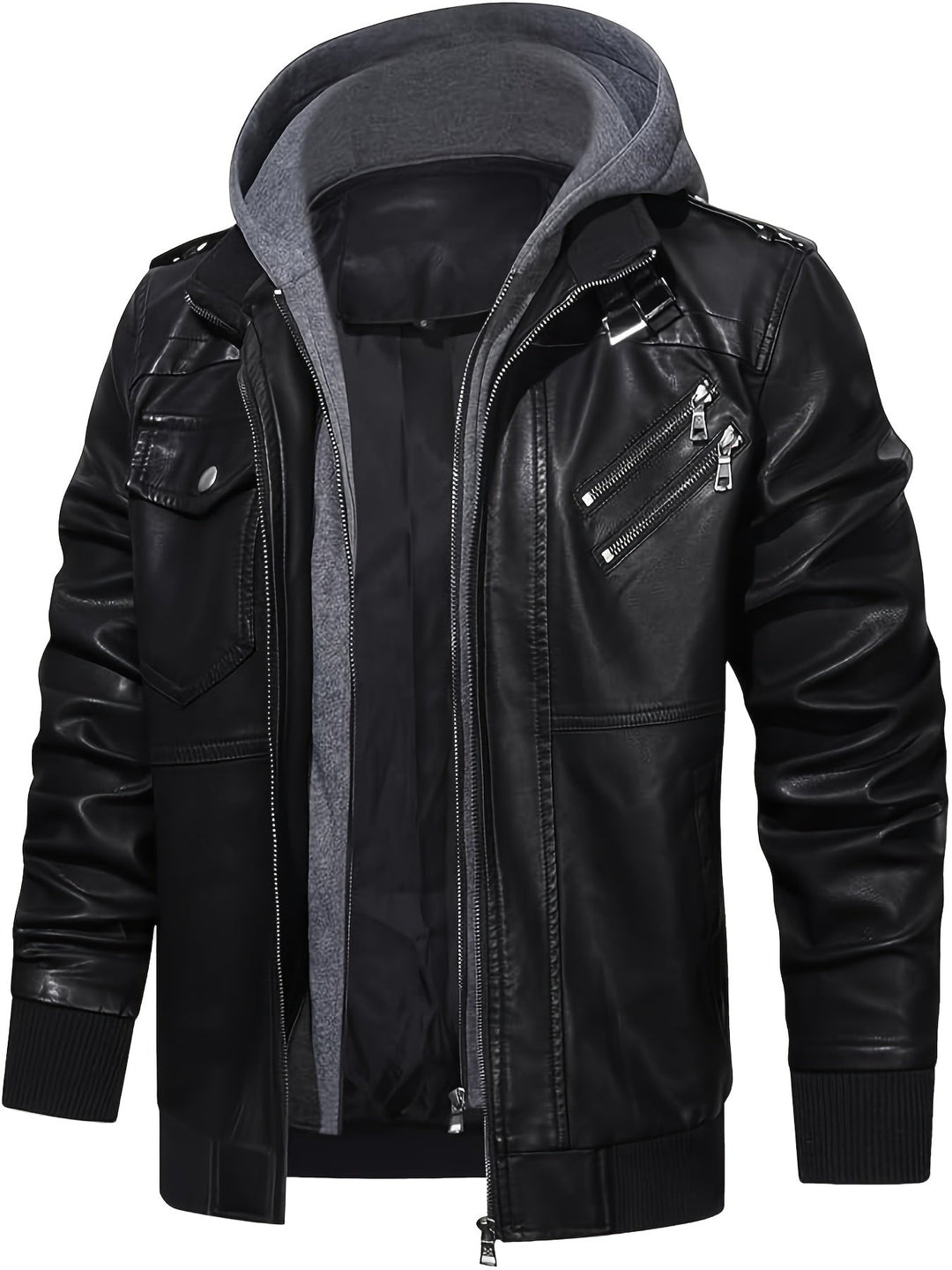Hooded Moto Jacket