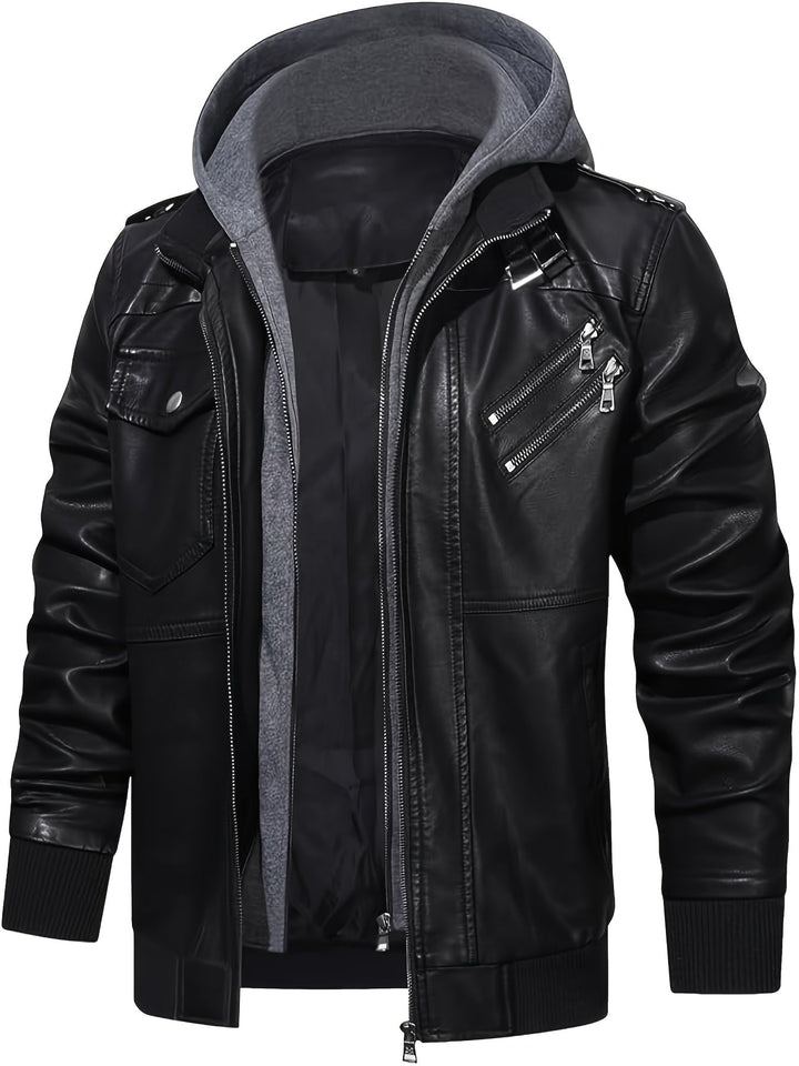 Hooded Moto Jacket