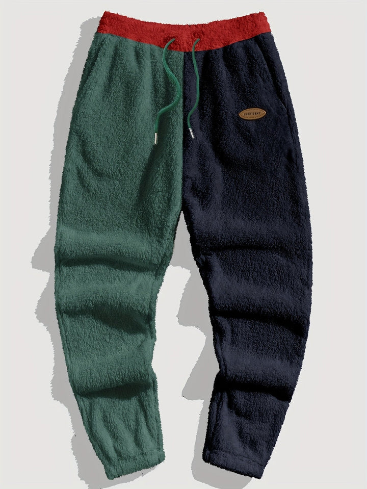 Cozy Color-Block Two-Piece Set