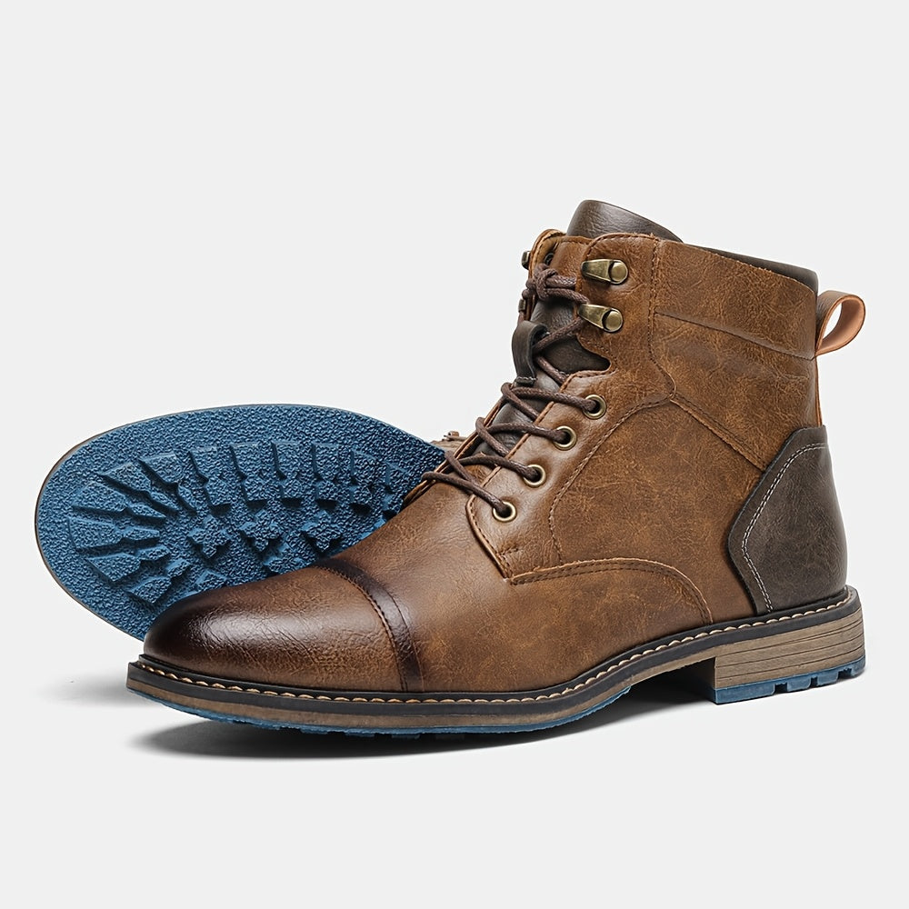 Refined Cap-Toe Ankle Boots