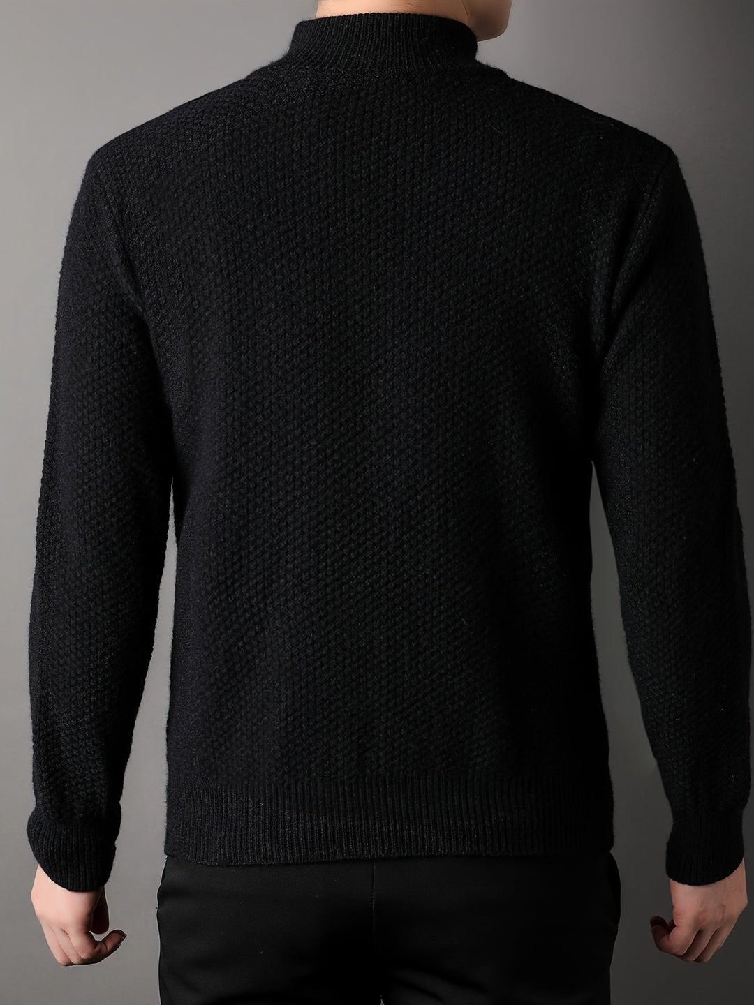 Textured Button-Front Cardigan