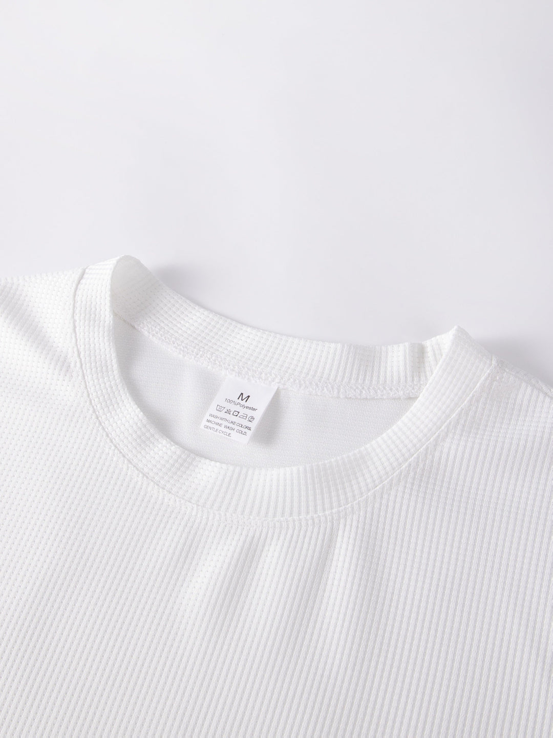 Textured Long-Sleeve Top