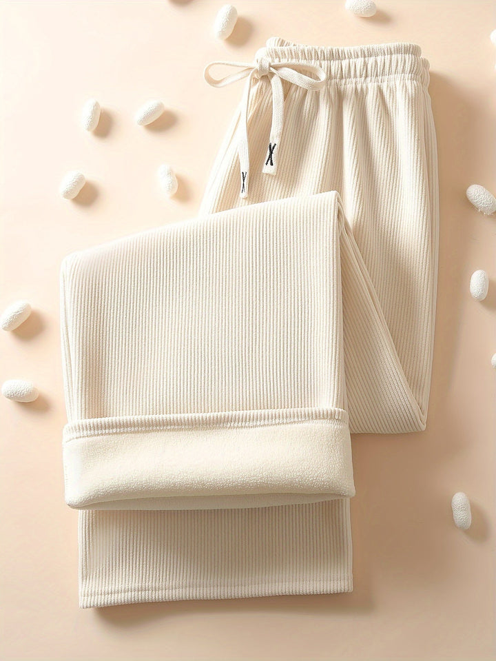 Cozy Wide-Leg Lounge Pants