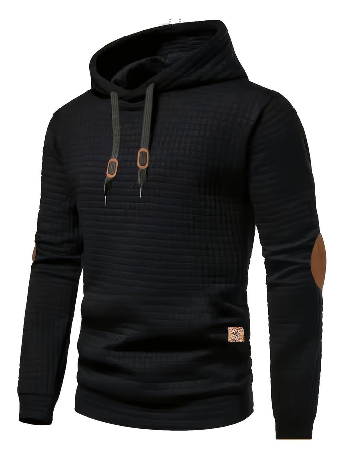 Textured Hooded Sweatshirt