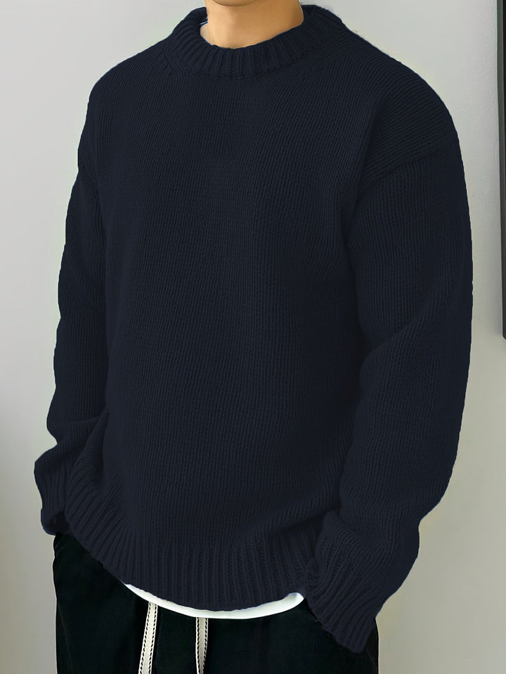 Relaxed Drop-Shoulder Sweater