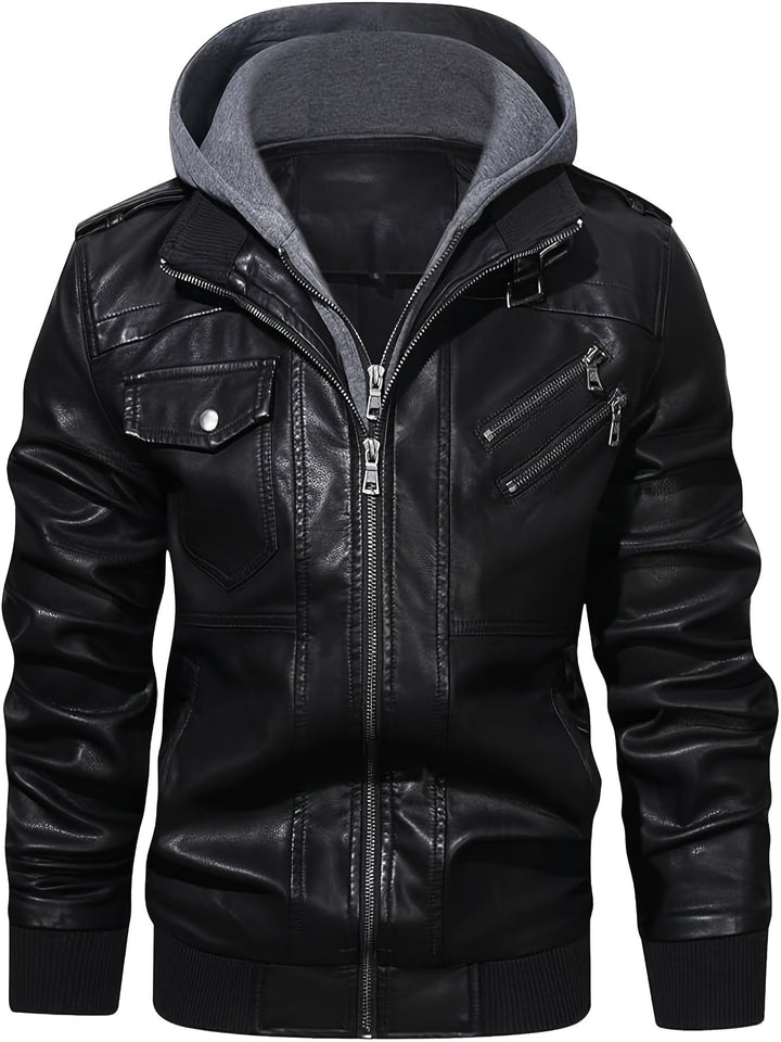Hooded Moto Jacket