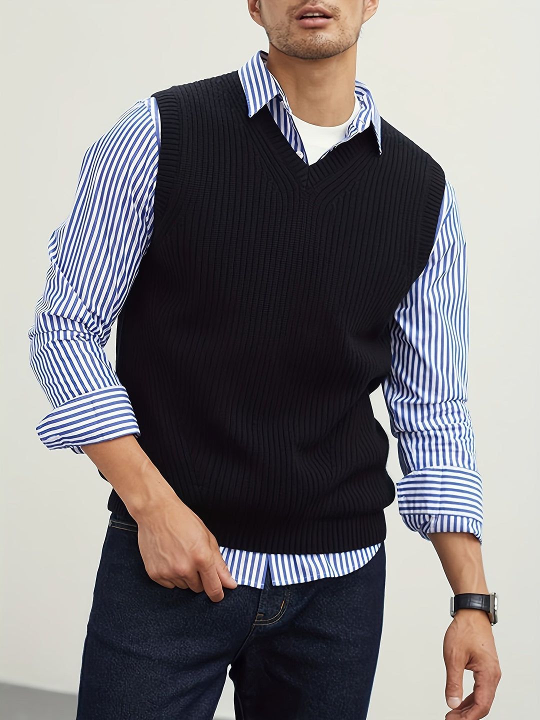 Classic V-Neck Sweater Vest