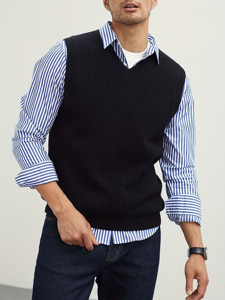 Classic V-Neck Sweater Vest
