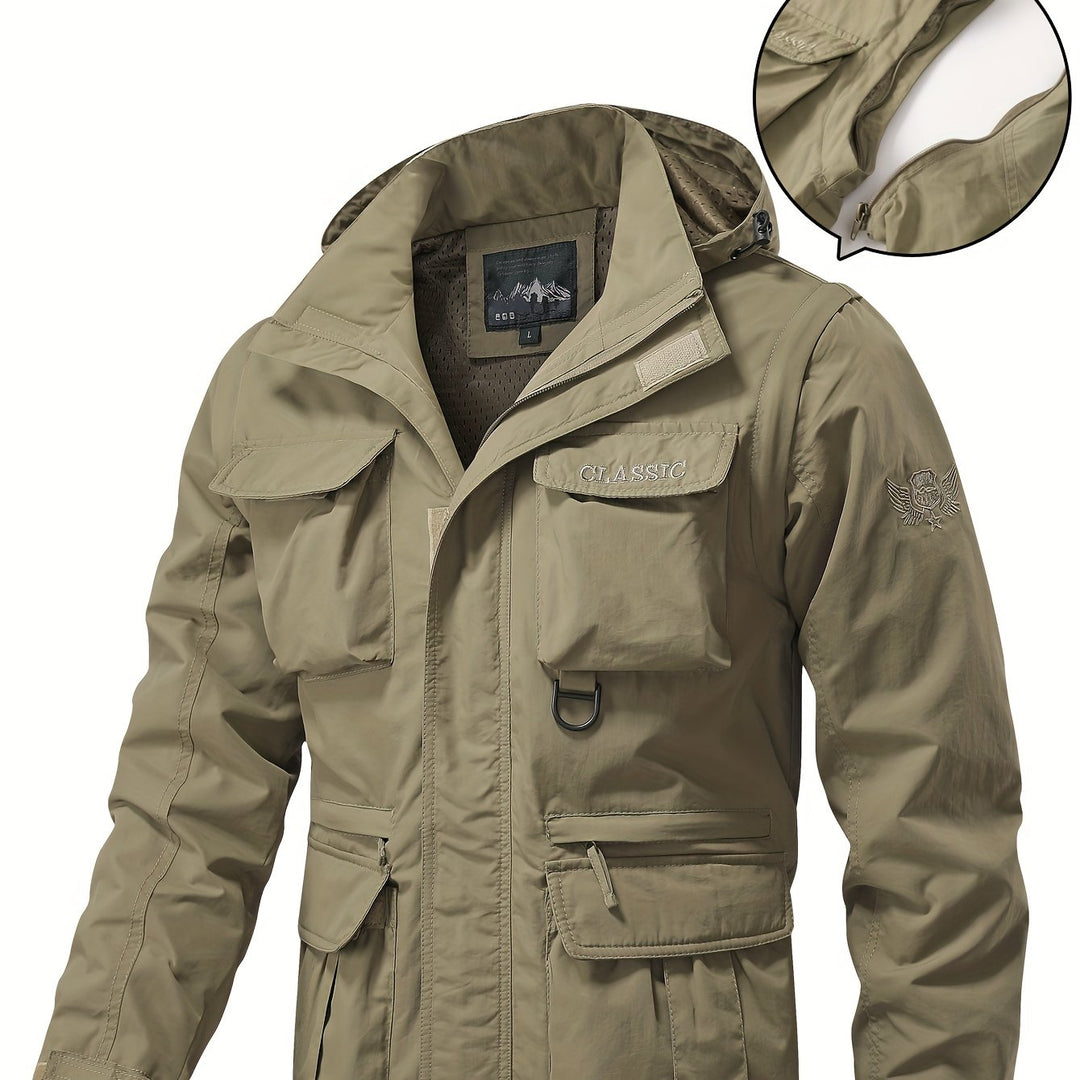 Rugged Multi-Pocket Cargo Jacket