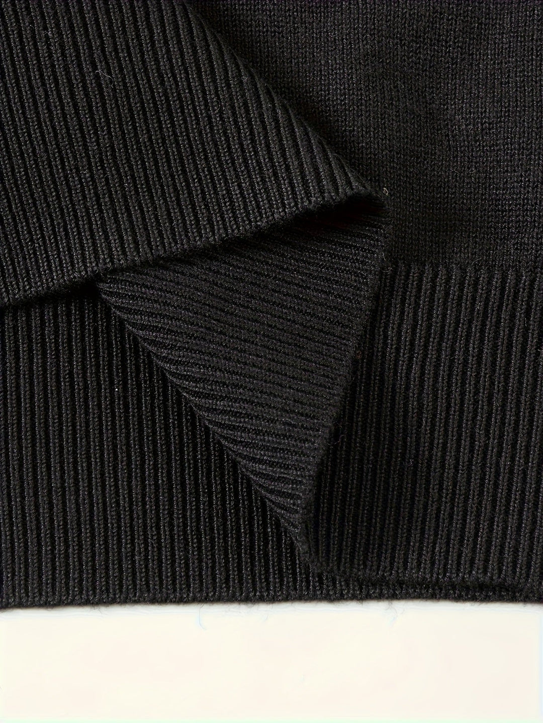 Refined Quarter-Zip Polo Sweater