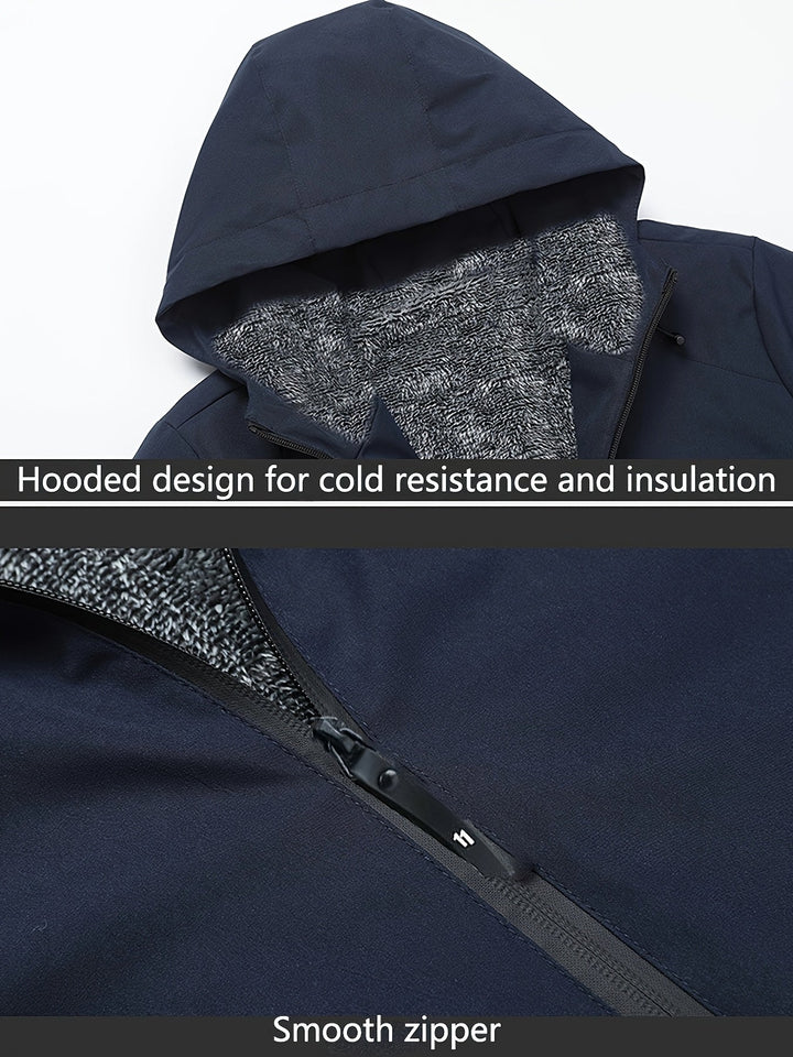 Cozy Fleece-Lined Hooded Jacket